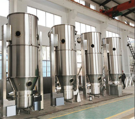 80 Mesh Partikel 500kg / Batch FL Fluid Bed Dryer Granulator