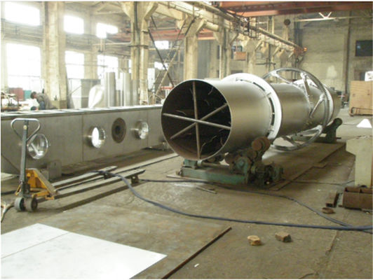 Lebih dari Alarm Suhu 200TPH Rotary HZG Konduksi Pengering