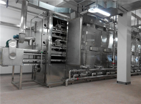 Mesin Oven Pengering Sabuk Stainless Steel 100kg / jam DW Mesh